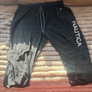 Nautica Men's Gray Jogger Pants